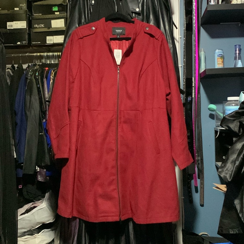 Torrid Flare Wool Coat
